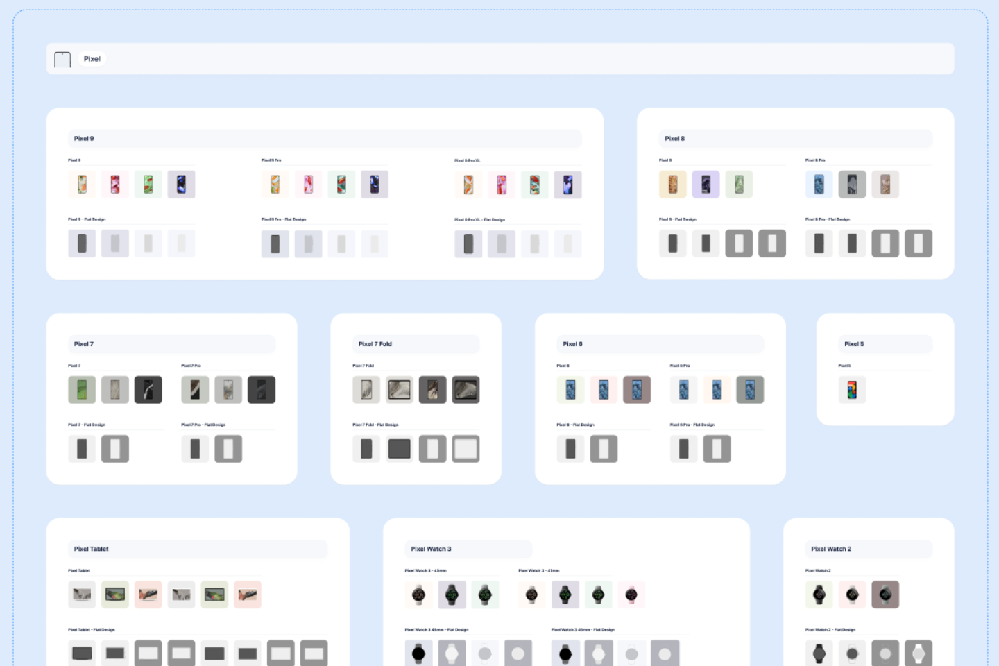 300+ Figma Mockups Kit 样机模版 - 高效UI设计