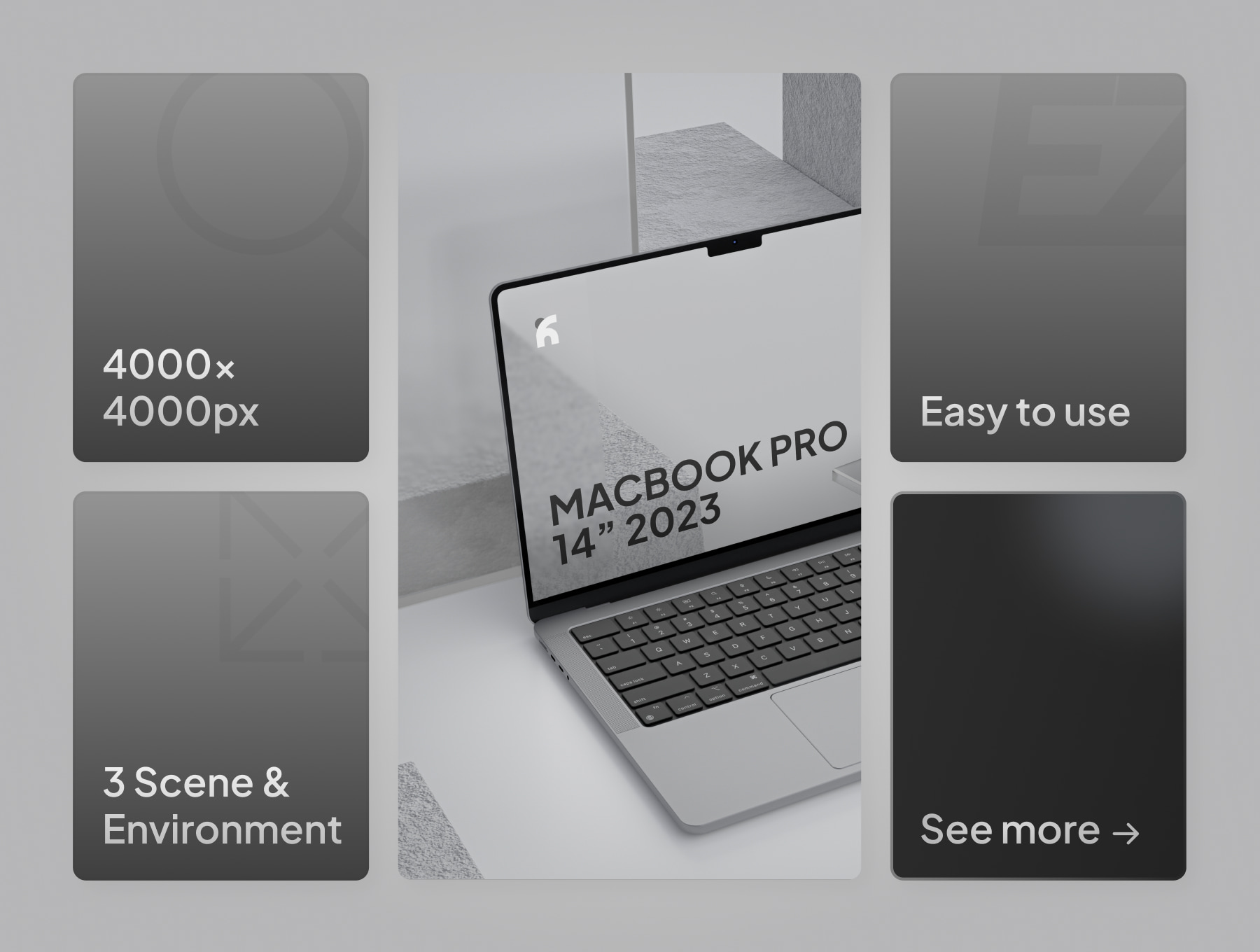 Macbook Pro Mockups 样机模型