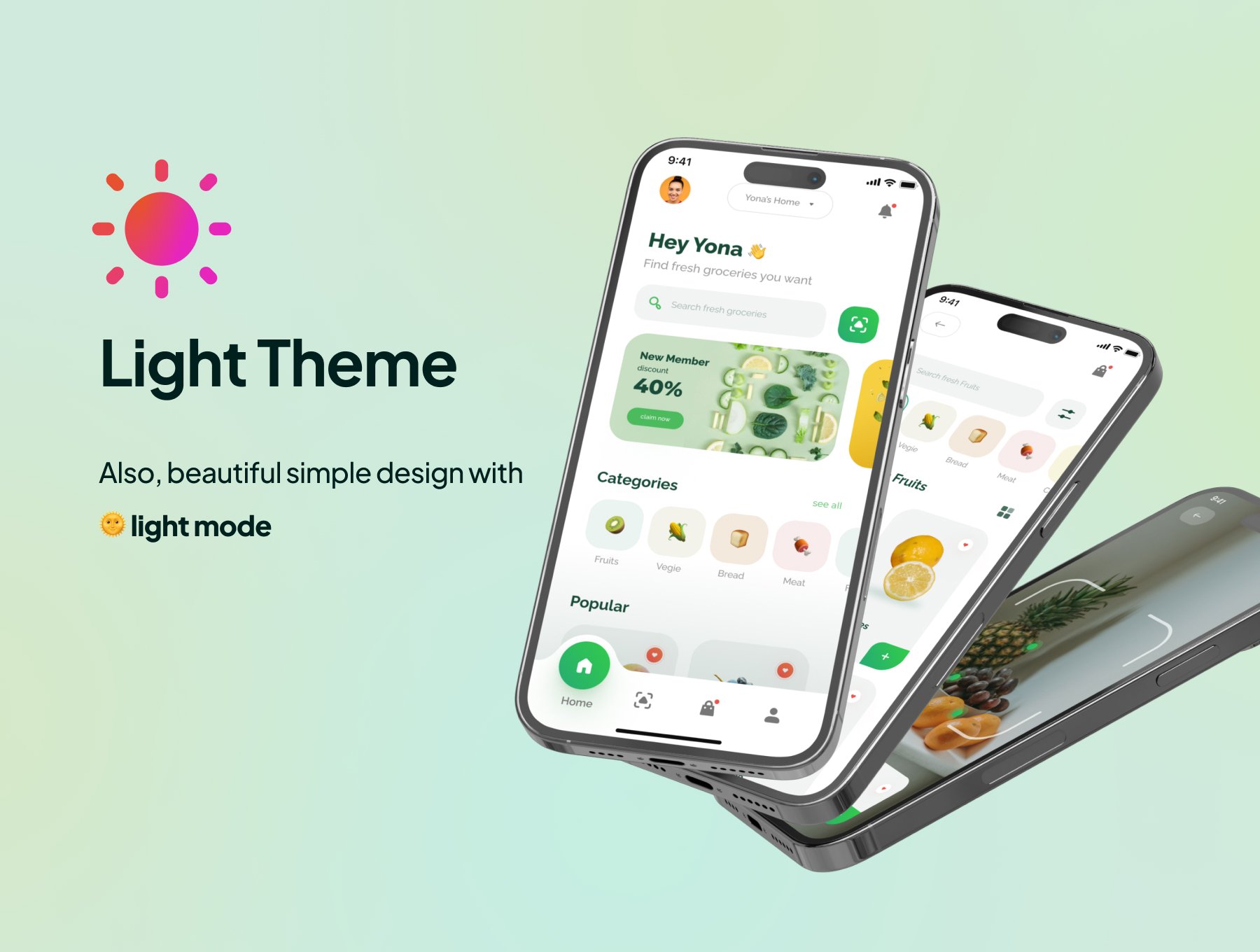 生鲜电商APP界面素材 Figma格式