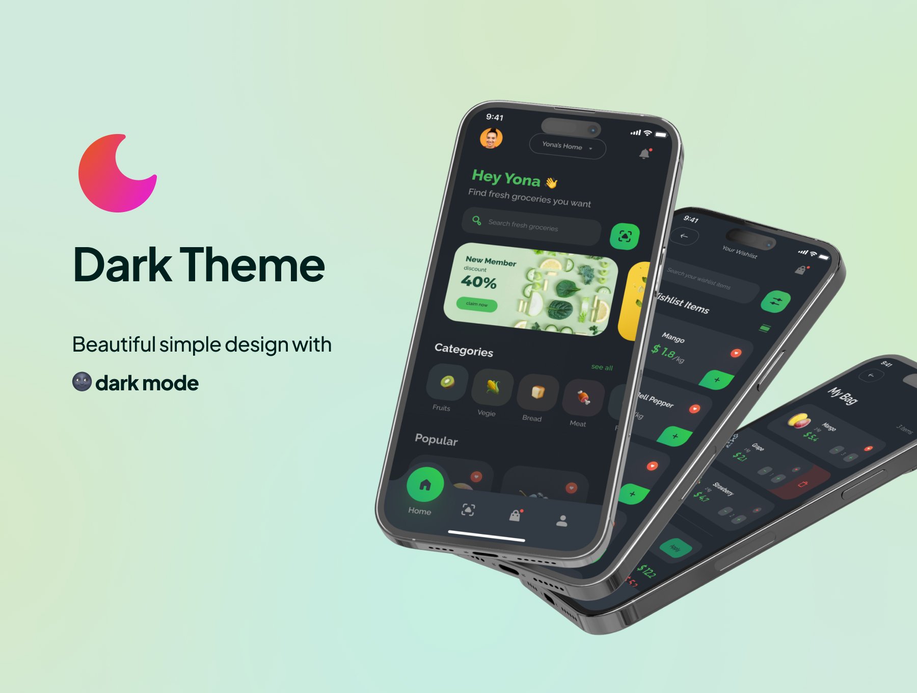 生鲜电商APP界面素材 Figma格式