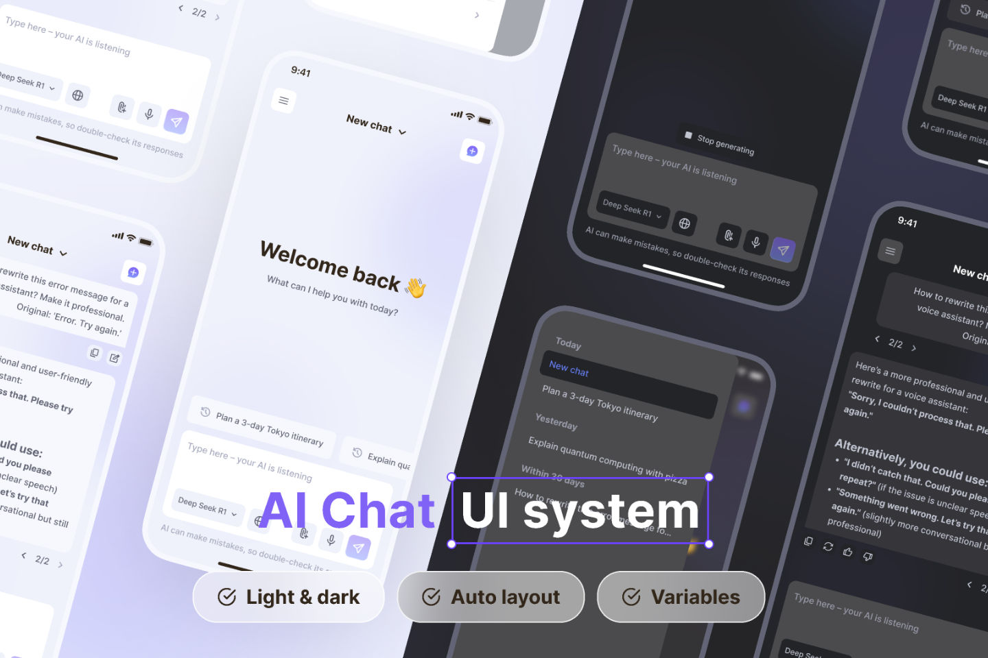 AI Chat 聊天对话界面设计