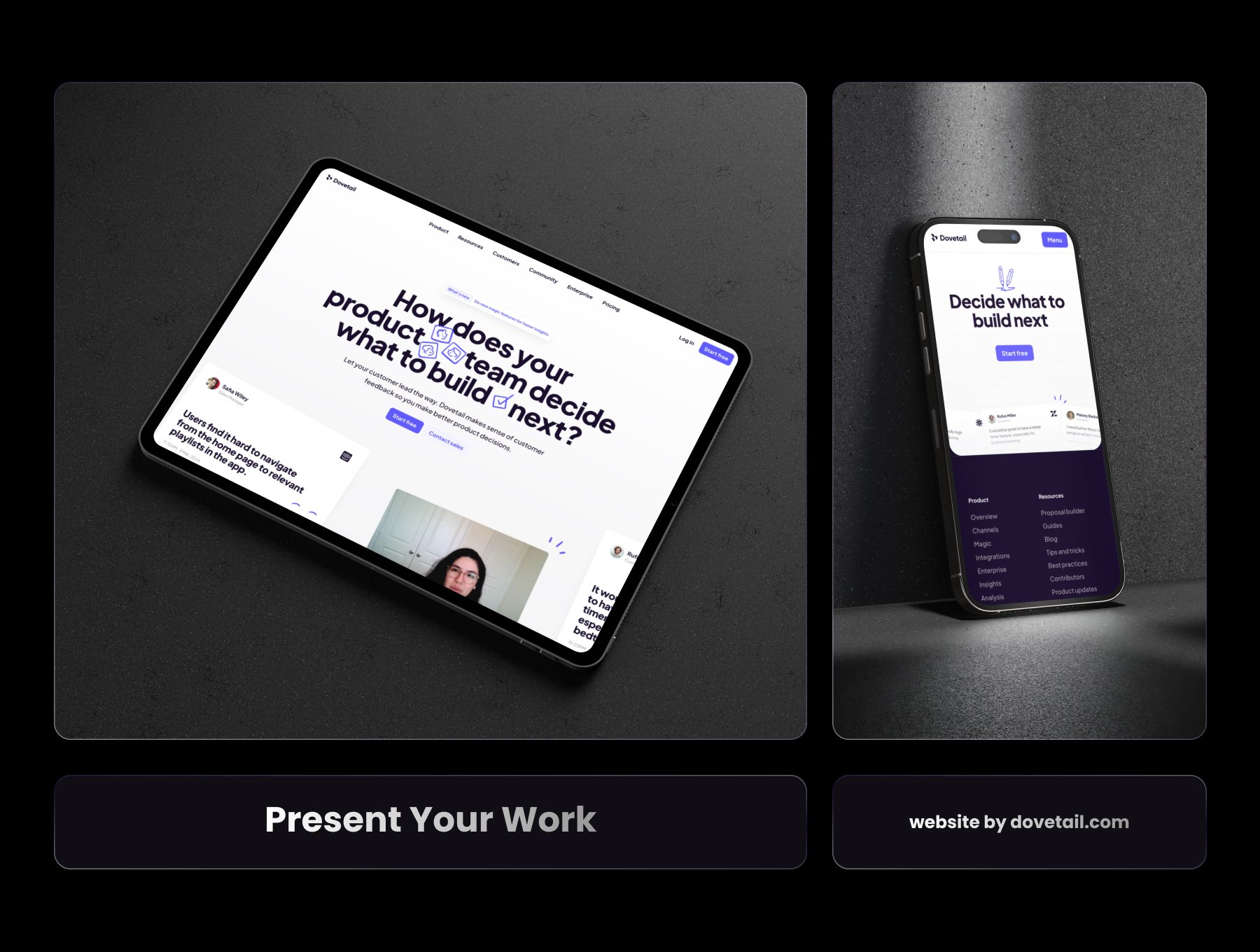高级暗色苹果样机模版 PSD格式