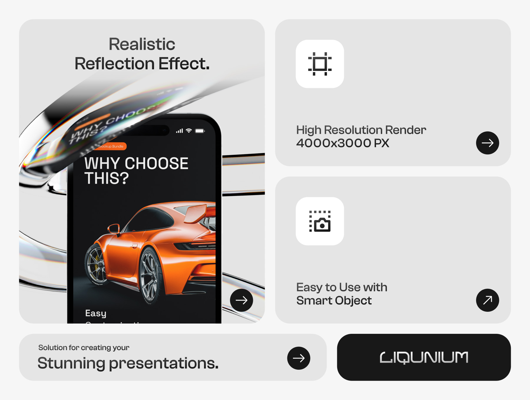 9 款独特的玻璃场景样机模型