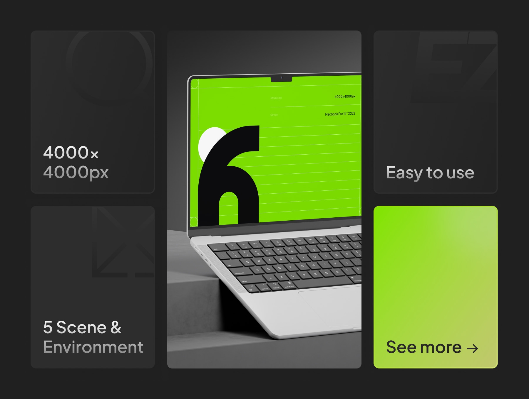 高级Macbook Pro Mockup 样机模版