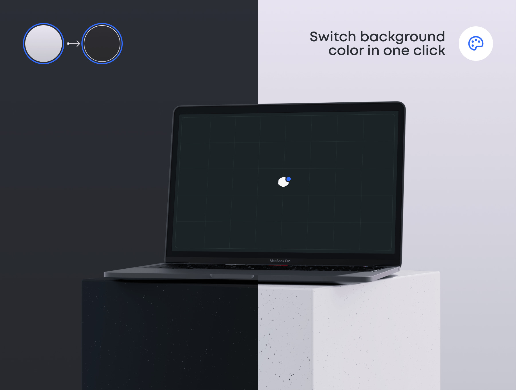 简约大气黑白Mac样机模型 Figma格式